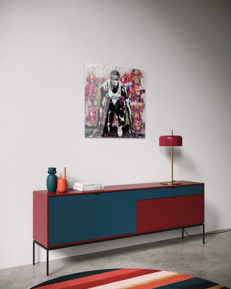 Run Carl Lewis  — Plexiglas Premium